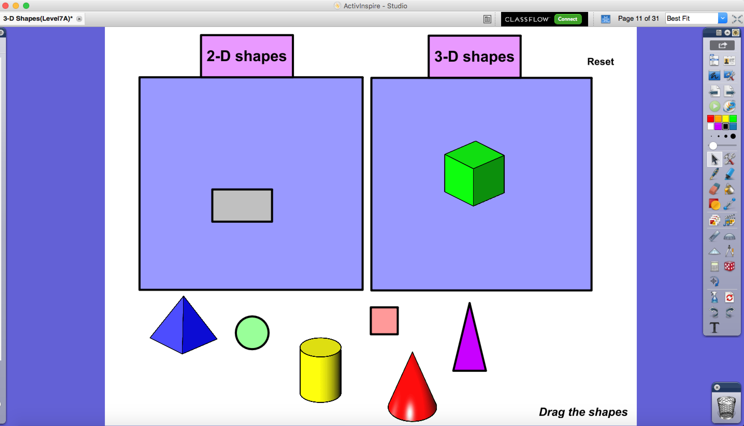 2D and 3D shapes